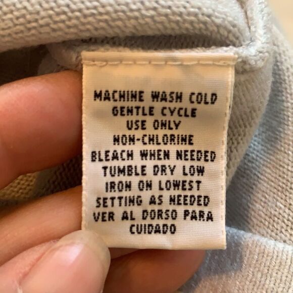 Yarnworks light gray sewn together sweater set - Picture 10 of 10